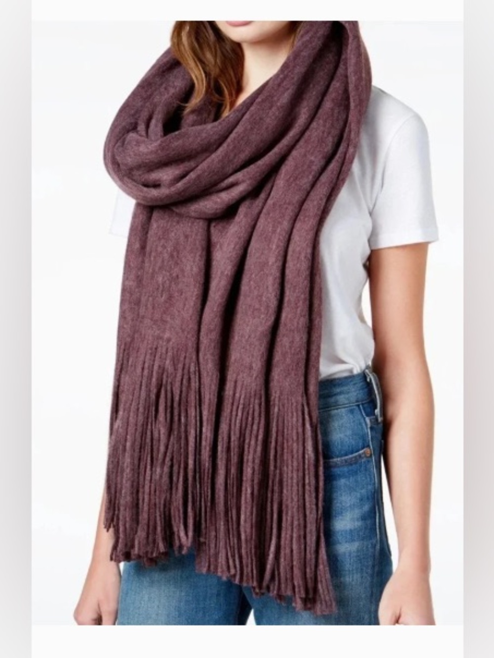 free people Kolby Brushed Fringe Scarf